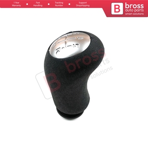 BSP542 5 Speed Gear Shift Stick Knob Black Chrome For Clio MK3 Scenic Kangoo Megane Laguna MK2 Sandero Logan <b>Duster</b> Dokker 82000 - Product Image 2