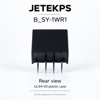 Convertisseur DC-DC isolé JETEKPS B1212SY-1WR1 1W, 12V vers 12V 83mA, module d'alimentation SIP non régulé, RoHS