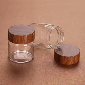 Jm Bán Buôn Nhà Bếp Thực Phẩm Lưu Trữ Cookie Mason <span class=keywords><strong>Jar</strong></span> Rộng Miệng Lon <span class=keywords><strong>Glass</strong></span> Container Nhà Sản Xuất Với Keo Gỗ Kín Nắp Đậy - Product Image 6