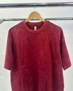 Plain Cotton High Quality T-Shirt Custom Vintage Acid Wash T-Shirt Heavy <b>Weight</b> Oversized <b>Blank</b> T-Shirt - Product Image 4