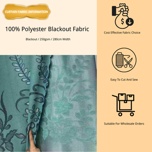 Tessuto per Tende in Poliestere Oscurante, Nuovi Arrivi all'Ingrosso, Prezzo Conveniente per Produttori di Tende - Product Image 2