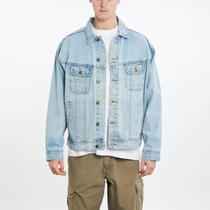 Veste en jean pour homme, vente chaude, hiver, logo/couleur personnalisés, respirante, écologique, décontractée, anti-froissement, style vintage - Product Image 1