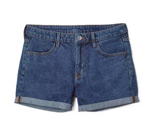 Oferta: Shorts Lavados Estilo Urbano, Pantalones Deportivos Casuales para Hombre y Mujer, Cintura Flexible, Color Sólido, Shorts de Mezclilla para Primavera/Verano para Chicas - Product Image 4
