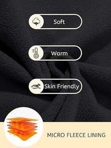 <b>Men's</b> Heavy <b>Hoodie</b> <b>Sherpa</b> Fleece Lined Pullover Thick Winter Hooded Sweatshirt - Product Image 5