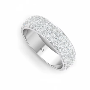 Anillos de diamantes elegantes de oro de 14 quilates y 1.00Ctw para mujer - Product Image 1