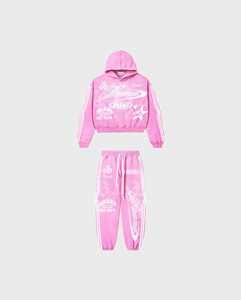 Pantalones de chándal de algodón 100% de lujo para hombre personalizados con lavado de diamantes de imitación ácidos Bolsillos con cordón de serigrafía de ajuste suelto-para invierno - Product Image 3