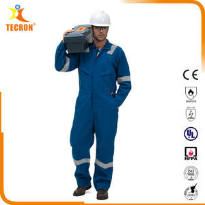 Combinaison en coton imperméable ignifuge OEM FR Vêtements de sécurité haute visibilité Vêtements de travail - Product Image 4