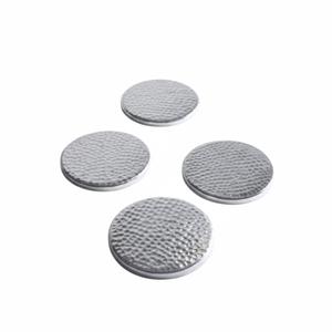 Custom Shape Designer Metal Silver Drink Serving Coasters for Home and Hotel Tabletop Tea & <b>Coffee</b> Serving Mats & <b>Pads</b> - Product Image 2