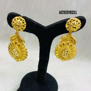 Conjuntos de Joyería de Flores Chapados en Oro para Mujer, Collares de Latón con Cadena de Caja, Estilo Religioso para Bodas y Fiestas - Product Image 4