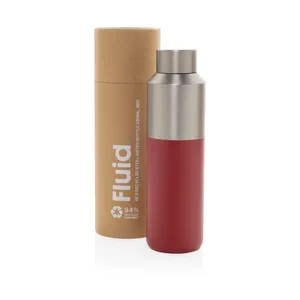Bottiglia termica in acciaio riciclato, gadget sostenibili - Product Image 2