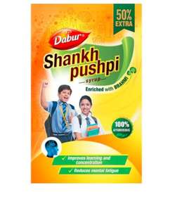 Sirope Dabur Shankh Pushpi-225ml + 125ml Gratis - Product Image 1