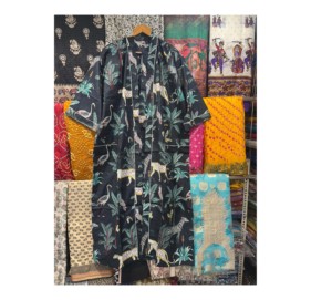 ชุดกิโมโนสำหรับเพื่อนเจ้าสาวพิมพ์ลาย, ชุดราตรีขนาดเดียวสำหรับฤดูใบไม้ผลิฤดูร้อน - Product Image 1