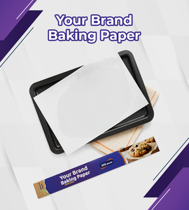 กระดาษรองอบกันน้ำเคลือบซิลิโคนสองด้าน เป็นมิตรกับสิ่งแวดล้อม ผลิตจากเยื่อกระดาษบริสุทธิ์ 100% ขนาด 37x42 ซม. สำหรับเตาอบ 16 แผ่น - Product Image 3