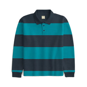 Camisas de Golf Personalizadas con Logotipo para Hombre, Manga Larga, Tejido Sólido de Poliéster/Algodón, Sostenible, Casual, Ecológico - Product Image 4