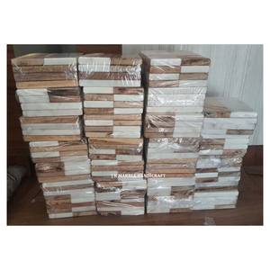 Juego de posavasos de madera hechos a mano de alta calidad, juegos de posavasos de mármol pulido Premium, artesanías de piedra Premium para regalos - Product Image 6