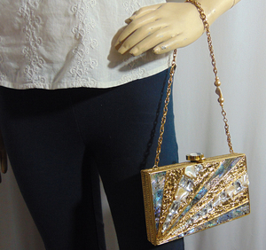 Female Party <b>Clutch</b> <b>Bag</b> and <b>Box</b> | <b>Clutch</b> <b>Bag</b> Ladies Purse - Product Image 3