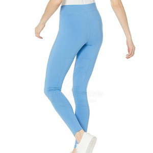 Legging Femme 2026 Taille Haute Élastique Uni Écologique Respirant pour Yoga Fabriqué au Pakistan Personnalisable Vente en Gros - Product Image 4