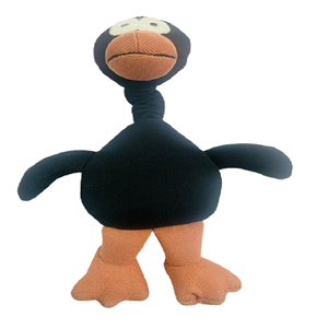 Jouets doux tricotés pour animaux de compagnie Vente en gros Heartbeat Puppy Black Plush Chew-able Chew-able Dog Toys Pets Accessories Suppliers - Product Image 1