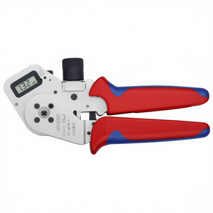 คีมย้ำสายไฟแบบสี่หัวจับของ Knipex สำหรับขั้วต่อแบบหมุน คีมย้ำสายไฟชุบโครเมียมพร้อมด้ามจับหลายส่วนประกอบ - Product Image 2