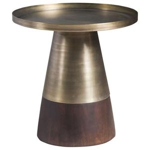 Mesa auxiliar y de centro de diseño de madera y metal, de lujo, para decoración del hogar, muy vendida. - Product Image 1