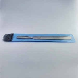Empujador de cutículas de acero inoxidable de 1mm a 18mm (calibre) con mango plano para eliminar la piel muerta - Product Image 6
