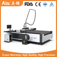 Plotter de Corte de Cartón Corrugado, Cortador de Cama Plana para Cartón, con Rollo de Adhesivo Digital AOL