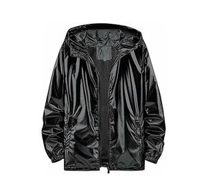 Chaquetas con cremallera reflectante para hombre de alta calidad 2025, ropa de calle transpirable con bolsillos, tela de lona para la temporada de primavera - Product Image 3