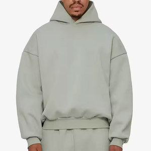 ¡Novedad de 2025! Sudadera con capucha de lana de algodón de alta calidad para hombre, a la moda diseño sólido, logotipo de impresión Digital, teñido liso de invierno - Product Image 1