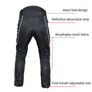 High Quality Textile <b>Leather</b> Fabric Waterproof Pant <b>Trouser</b> Motorcycle Cardura Motocross Racing Pant - Product Image 2