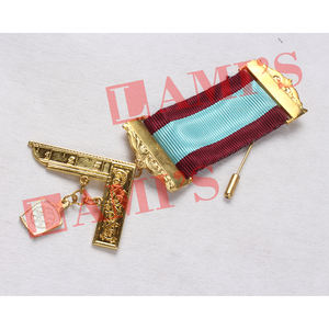 Meilleure qualité Mark Past Breast Jewel Maçonnic Regalia Jewel Custom Chest Tags Jewels - Product Image 5