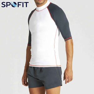 <b>BJJ</b> MMA Rash Guard Mens Compression Shorts <b>T</b>-<b>Shirt</b> Shorts Set Custom Printed Breathable Rashguard Shorts Sets Sublimated Set - Product Image 6
