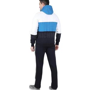 Survêtements pour hommes à blocs de couleur un sur trois, vêtements de mode, survêtement d'extérieur, survêtement personnalisé de haute qualité pour l'entraînement et le jogging - Product Image 3