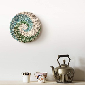 Decoración de pared de hierba marina – Arte de pared de cesta bohemia tejida a mano para una decoración elegante del hogar desde Vietnam - Product Image 5