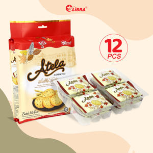 ATELA Healthy 228gr Vietnamese Baked Goods Crispy Egg Sesame Cracker High Standard FMCW Salty Sweet Biscuits <b>Box</b> Bag Sachet - Product Image 3