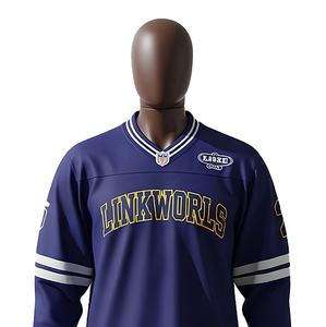 Camiseta de hockey personalizada para hombres, mujeres y niños con número de nombre personalizado y logotipo frontal de Diseño de equipo Servicio OEM suministrado - Product Image 4