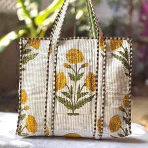 Bolsas de algodón bordadas gitanas, bolsas de compras acolchadas coloridas para mujer, bolsos étnicos tradicionales - Product Image 4