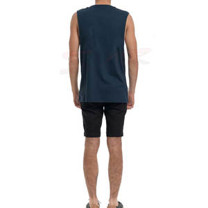 เสื้อกล้ามใส่เล่นยิมไซส์ XL ออกแบบได้ตามต้องการเสื้อกล้ามใส่เล่นกีฬาลำลองระบายอากาศใส่วิ่งมีสไตล์แฟชั่นใหม่ - Product Image 6