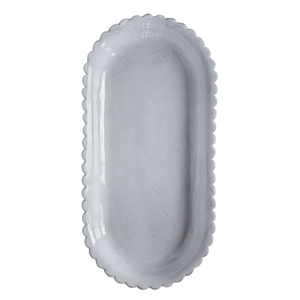 Plateau de service en aluminium métallique de haute qualité, design fantastique, décoration d'intérieur, plateau ovale, parfait pour les collations ou les desserts, plateau de service - Product Image 4