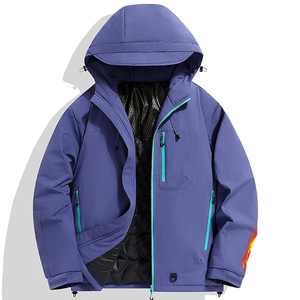 Chaqueta Softshell de piel de tiburón impermeable para exteriores, unisex, resistente al viento, para montañismo, táctica, senderismo, pesca, chaqueta cálida con calefacción - Product Image 5