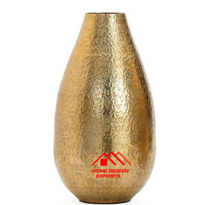 Nuevo diseño, jarrón de aluminio y Metal, decoración de jardín, superventas, forma ovalada, mesa decorativa, jarrón de Metal, centros de mesa de boda - Product Image 4