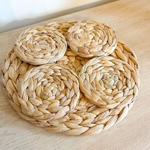 Posavasos de jacinto de agua con diseños variados personalizados, posavasos de la más alta calidad, accesorio de mesa. - Product Image 1