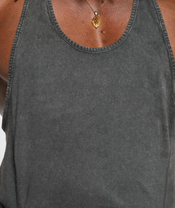 Usine entraînement coupé fitness gym débardeur hommes singulet conception personnalisée streetwear coton débardeur course sportswear été - Product Image 4