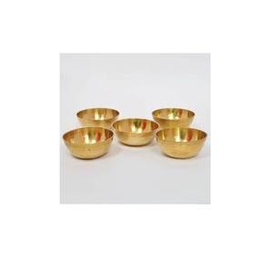 Mini cuenco de latón de alta calidad, minitazón de latón hecho a mano, tamaño personalizado, el mejor diseño, Placa dorada - Product Image 5