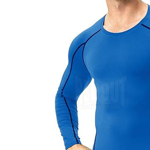 Customized Logo Printing Compression <b>T</b>-<b>shirts</b> Full Sleeves Lightweight <b>Men</b> Compression <b>T</b>-<b>shirts</b> - Product Image 6