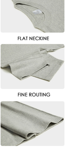 300GSM peso pesado suelta moda manga corta algodón pesado personalizado impreso Logo camiseta - Product Image 4