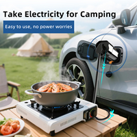 Adaptateur de prise indienne 6/16A Type 2 V2L certifié CE IP55 Chargeur AC 3,5 kW pour les nouveaux véhicules électriques Tata