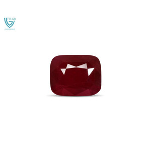 Rubis (Manik) - 4,04 carats, pierre précieuse naturelle facettée, taille Asscher, ovale, princesse, coussin, cœur, poire, rose, rouge, hauteur 8 mm - Product Image 1