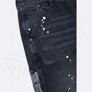 Pantalones Vaqueros de Mezclilla Baratos al por Mayor de Fábrica para Hombre, Jeans Ajustados Casuales de Calle, Servicio OEM, Color Personalizado al por Mayor - Product Image 5