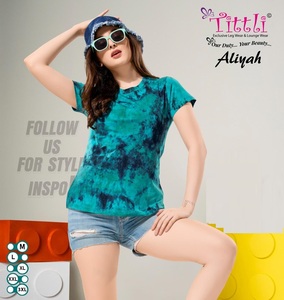 Apparel & <b>Accessories</b> Western Wear Hojiyari Ladies T-Shirt Top Regular Wear Collection for Worldwide Supply From India - Product Image 6