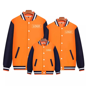 Chaqueta bomber con mangas de cuero y lana personalizada de alta calidad, chaqueta universitaria de béisbol para hombre, chaquetas y abrigos para hombre - Product Image 2
